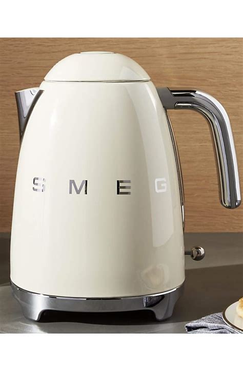 Smeg Elektrischer Wasserkocher KLF03WHEU, Edelstahl, 1.7.